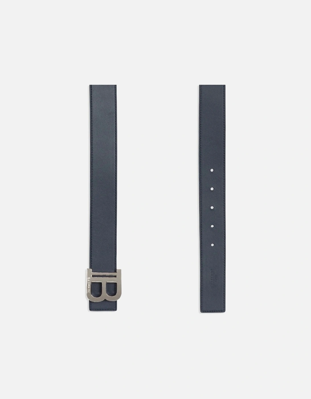 3.5CM Reversible Calfskin B Belt Navy