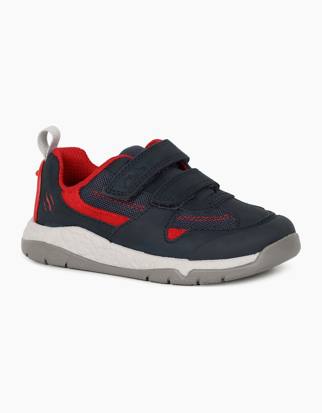 Clarks Boys Navy 'S Steggy Tail K Infant Shoes  (Wide) 9.5/G Kids