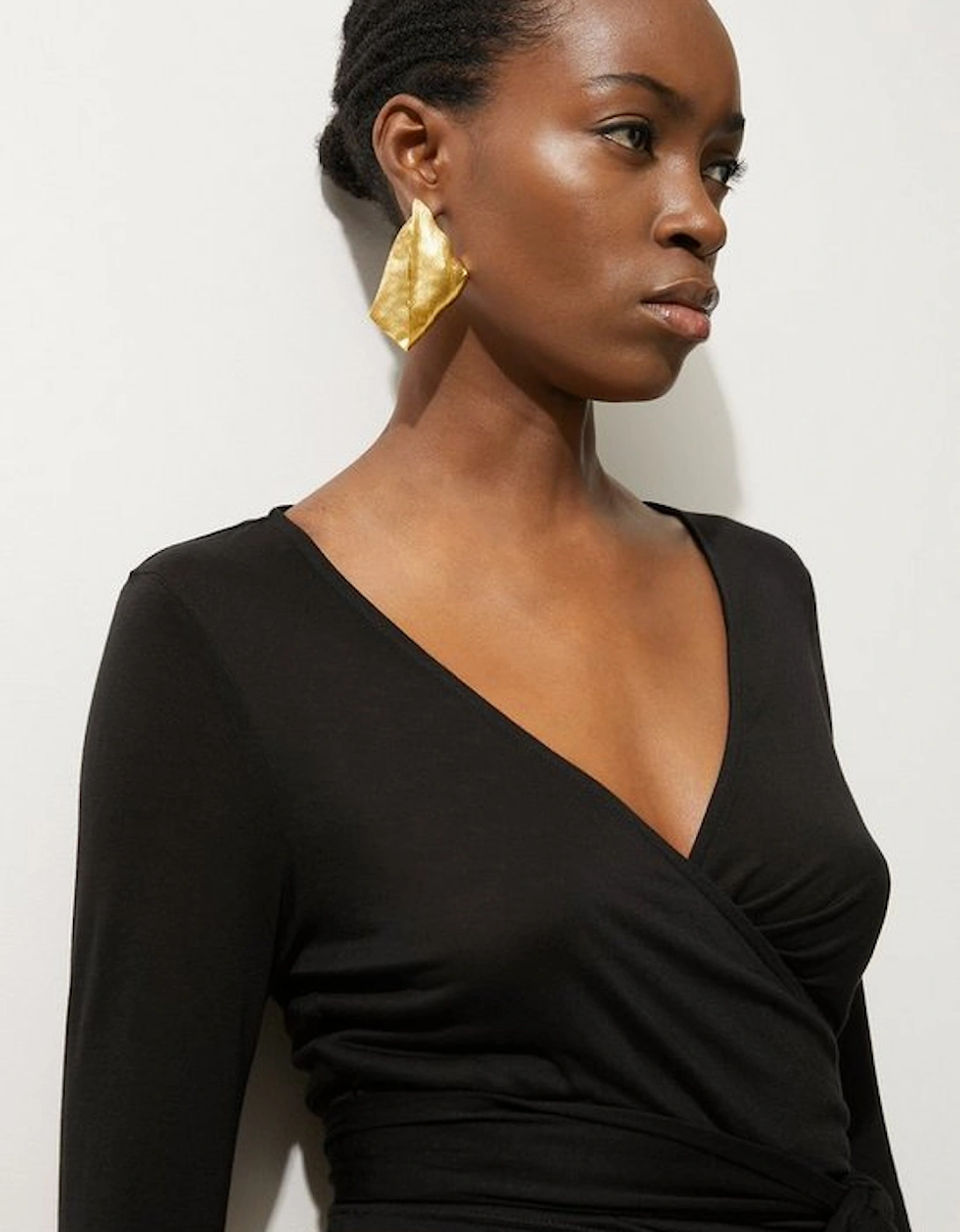 Premium Tencel Jersey Wrap Top