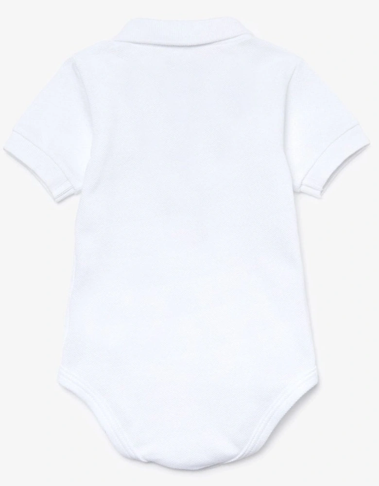 Infant White Bodysuit In Gift Box