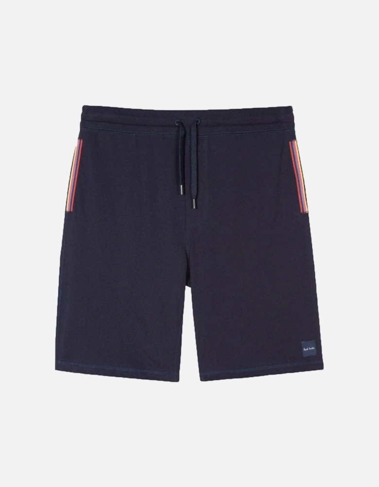 Jersey Cotton Lounge Shorts, Navy