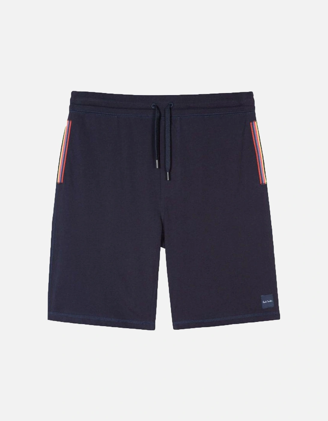 Jersey Cotton Lounge Shorts, Navy, 5 of 4