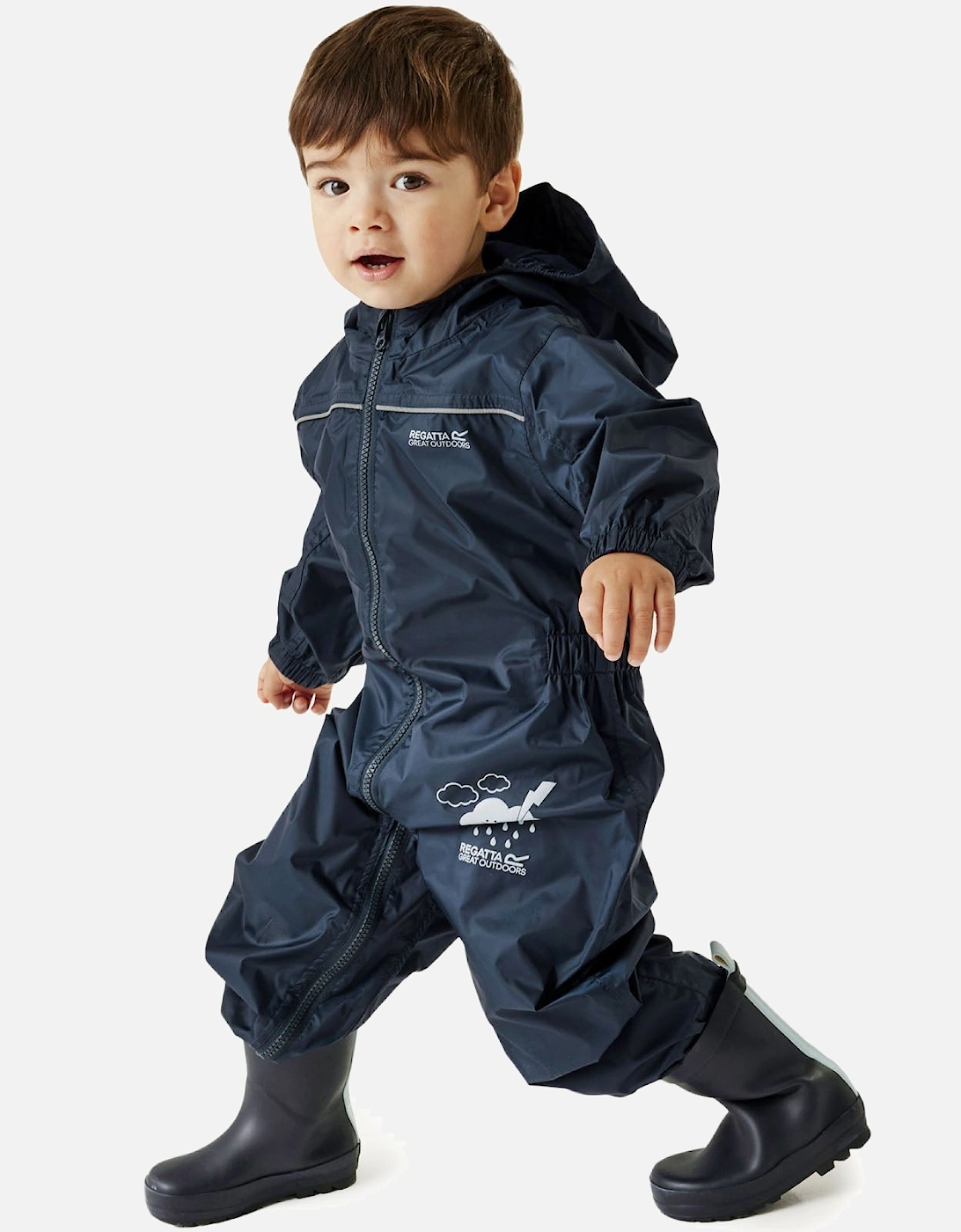 Kids Puddle IV Waterproof Puddle Suit, 2 of 1