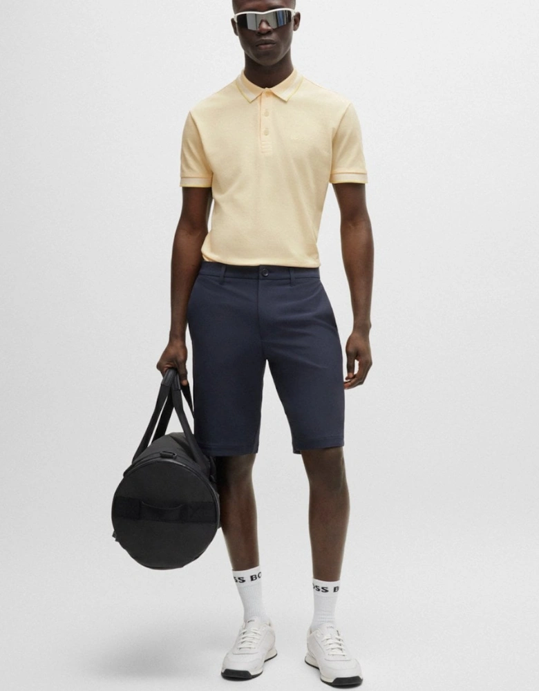 BOSS Green Paddy Mens Organic Cotton Polo With Contrast Logo Details