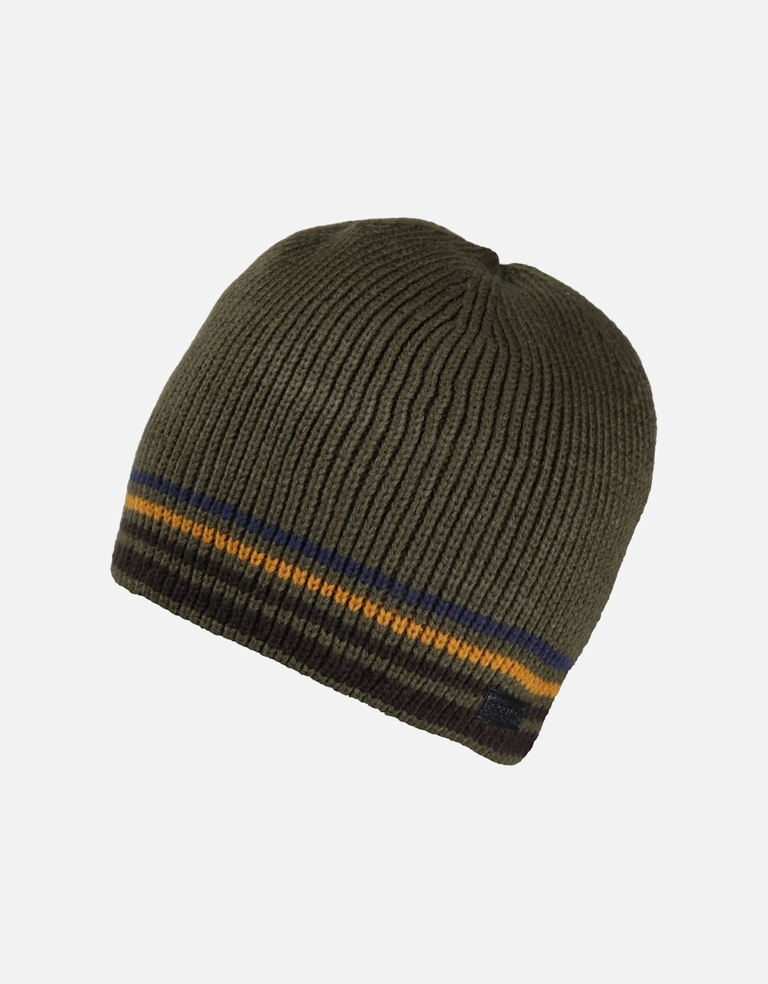 Mens Balton Fleece Lined Knitted Beanie Hat, 2 of 1