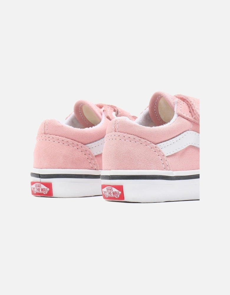 Toddler Girls Old Skool Trainers - Pink/white
