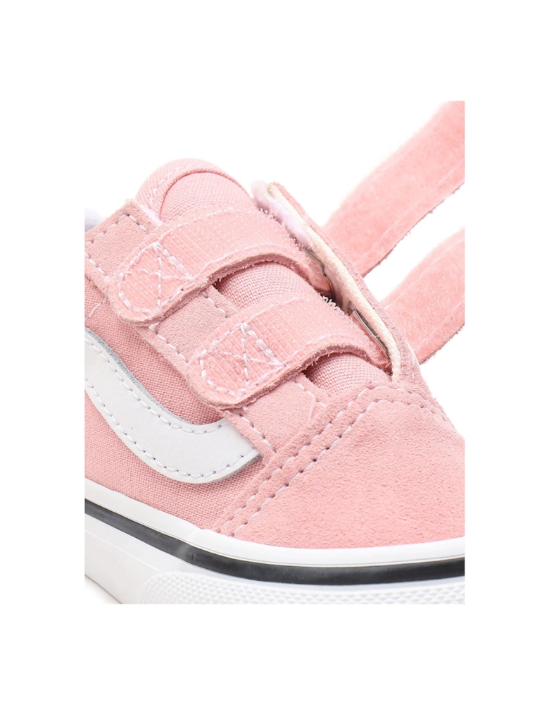 Toddler Girls Old Skool Trainers - Pink/white