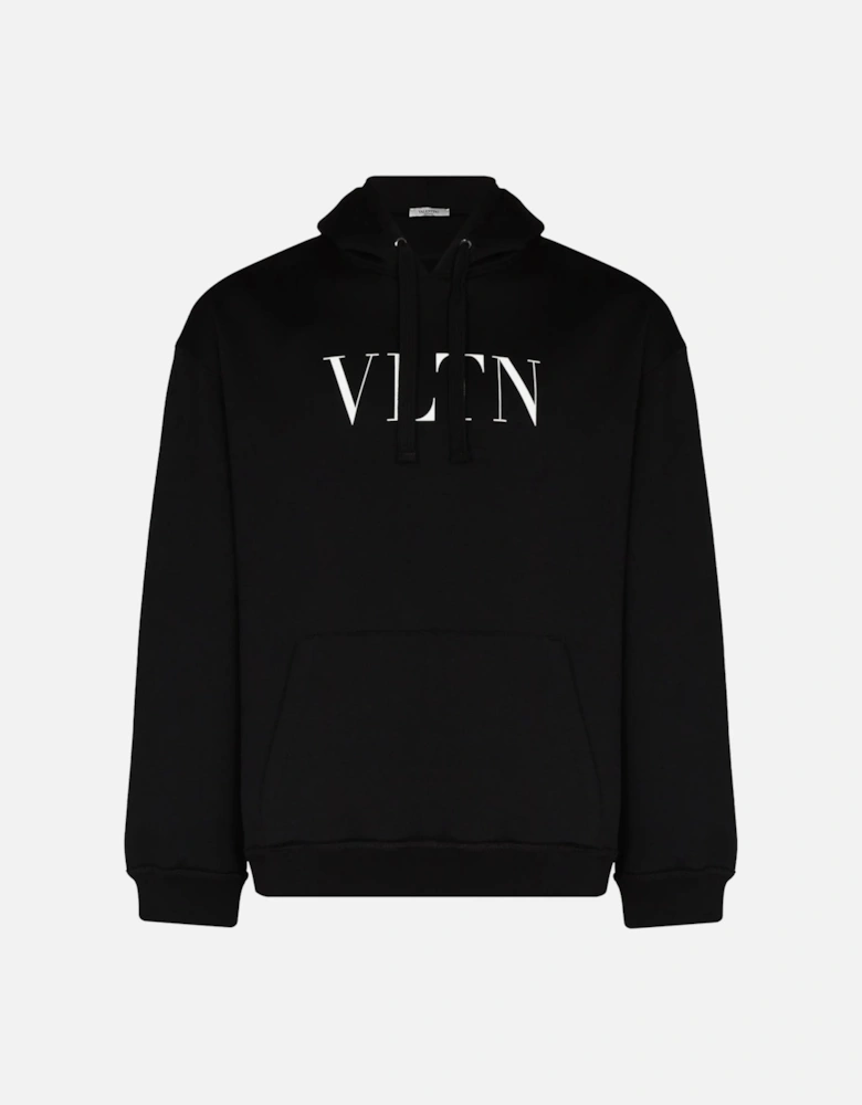 Garavani VLTN Logo Print Hoodie in Black