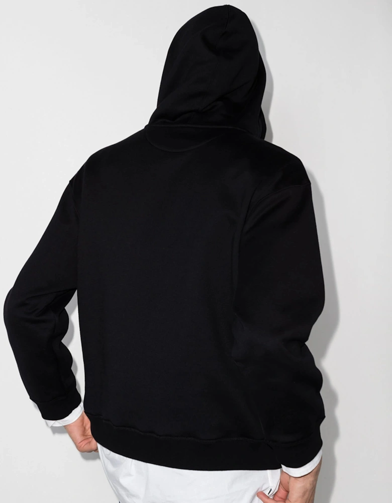 Garavani VLTN Logo Print Hoodie in Black