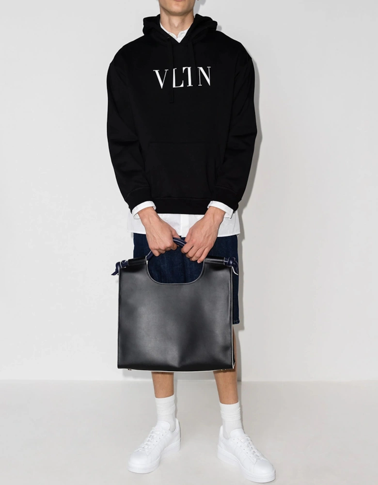 Garavani VLTN Logo Print Hoodie in Black