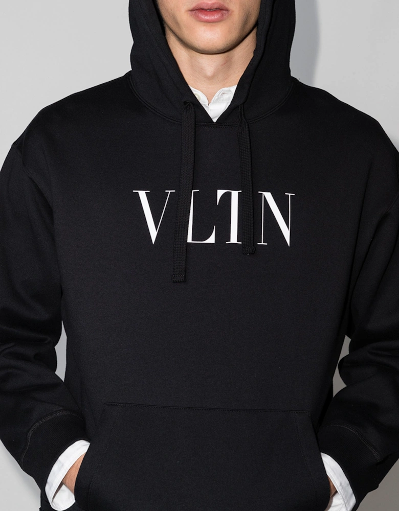 Garavani VLTN Logo Print Hoodie in Black