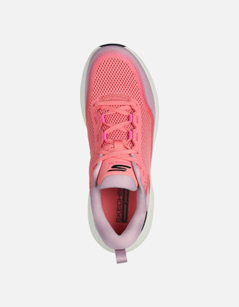 Women's Go Run Supersonic Max Light Weight Mesh Max Cushioned Running Shoe Pink