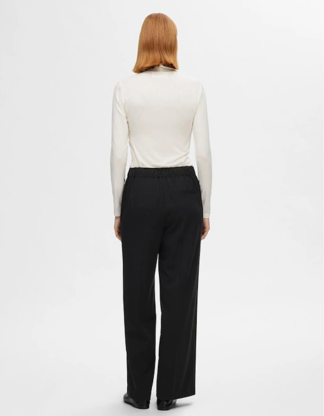 Femme Emma-Tara Wide Tailored Trousers Black