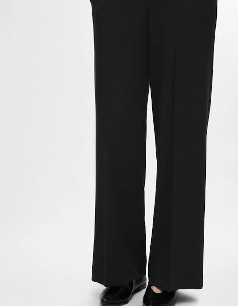 Femme Emma-Tara Wide Tailored Trousers Black