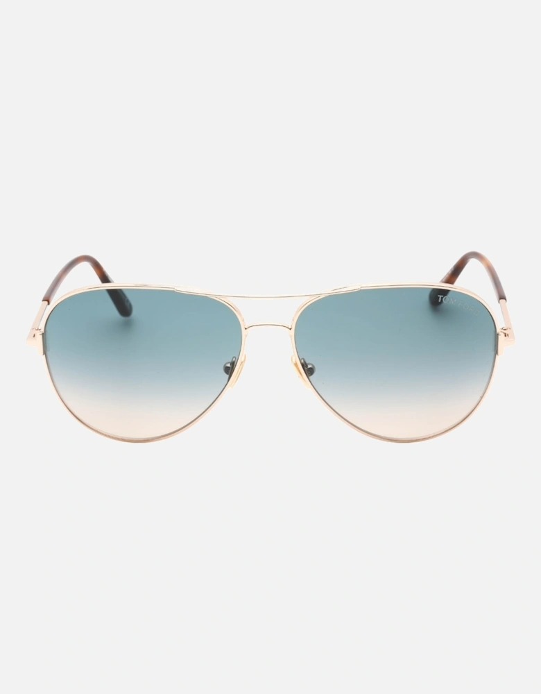 Ft0823 Clark 28P Rose Gold Sunglasses