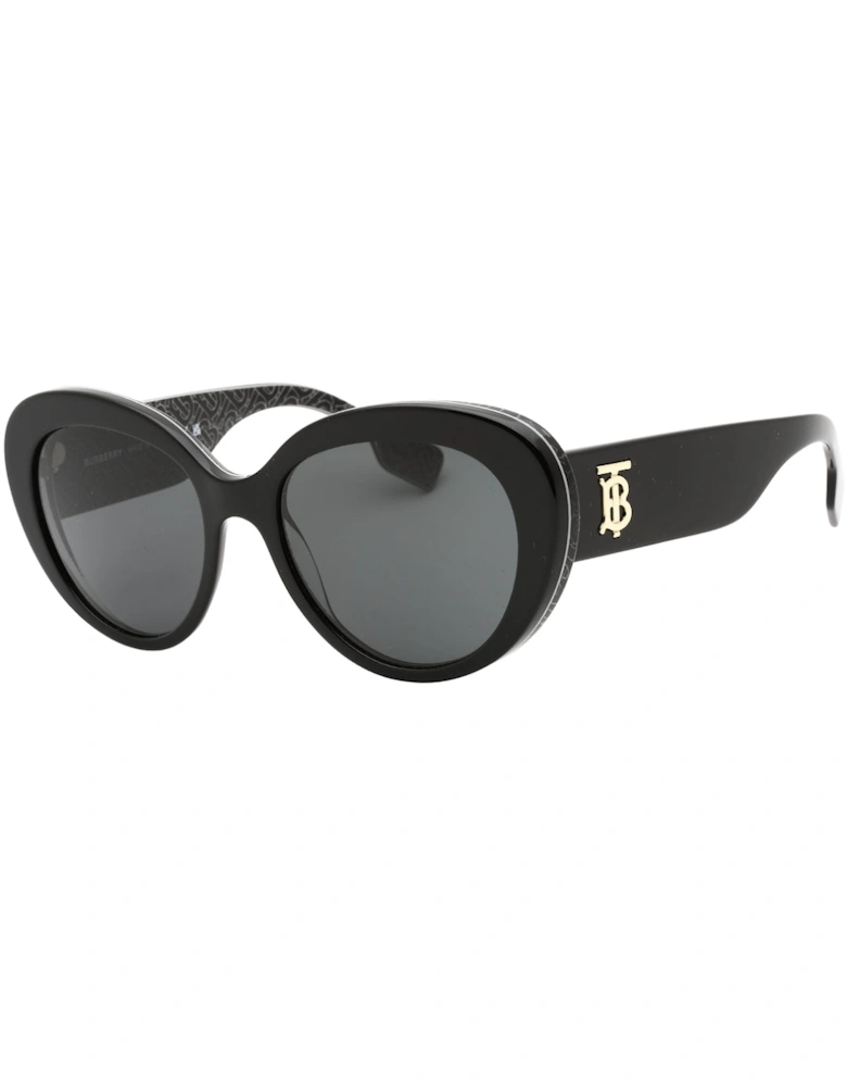 0Be4298 397787 Shiny Black Sunglasses