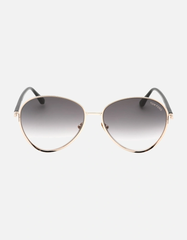 Ft1028 Rio 28B Rose Gold Sunglasses