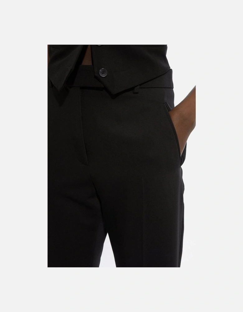 Petite Tailored Flare Slim Leg Trousers