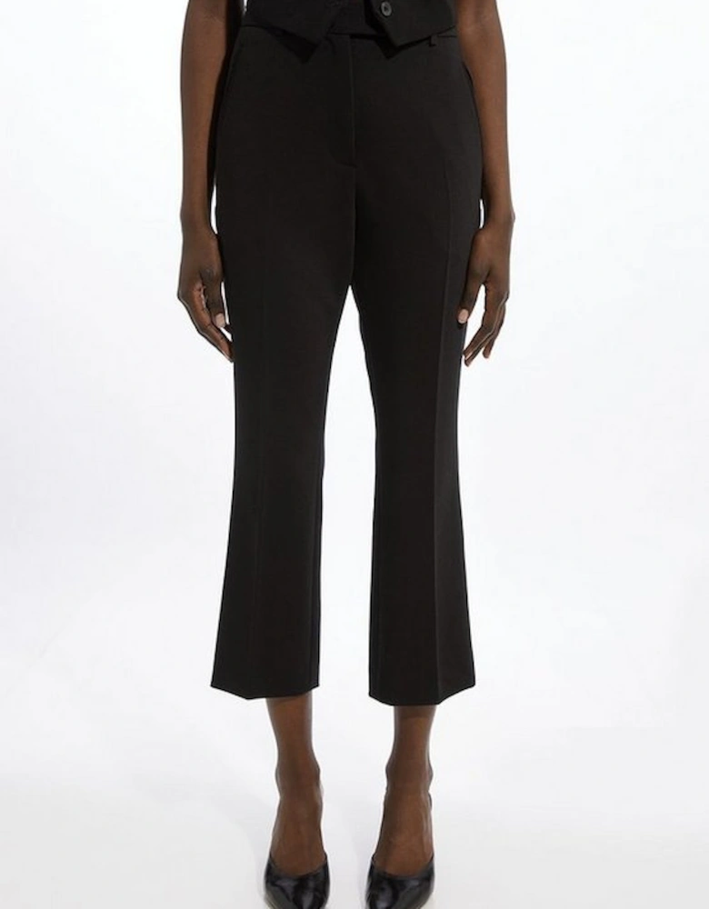 Petite Tailored Flare Slim Leg Trousers