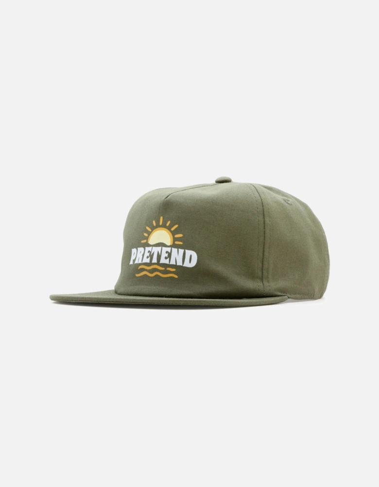 Pretend Surf Club Unstructured 5-Panel Cap - Olive