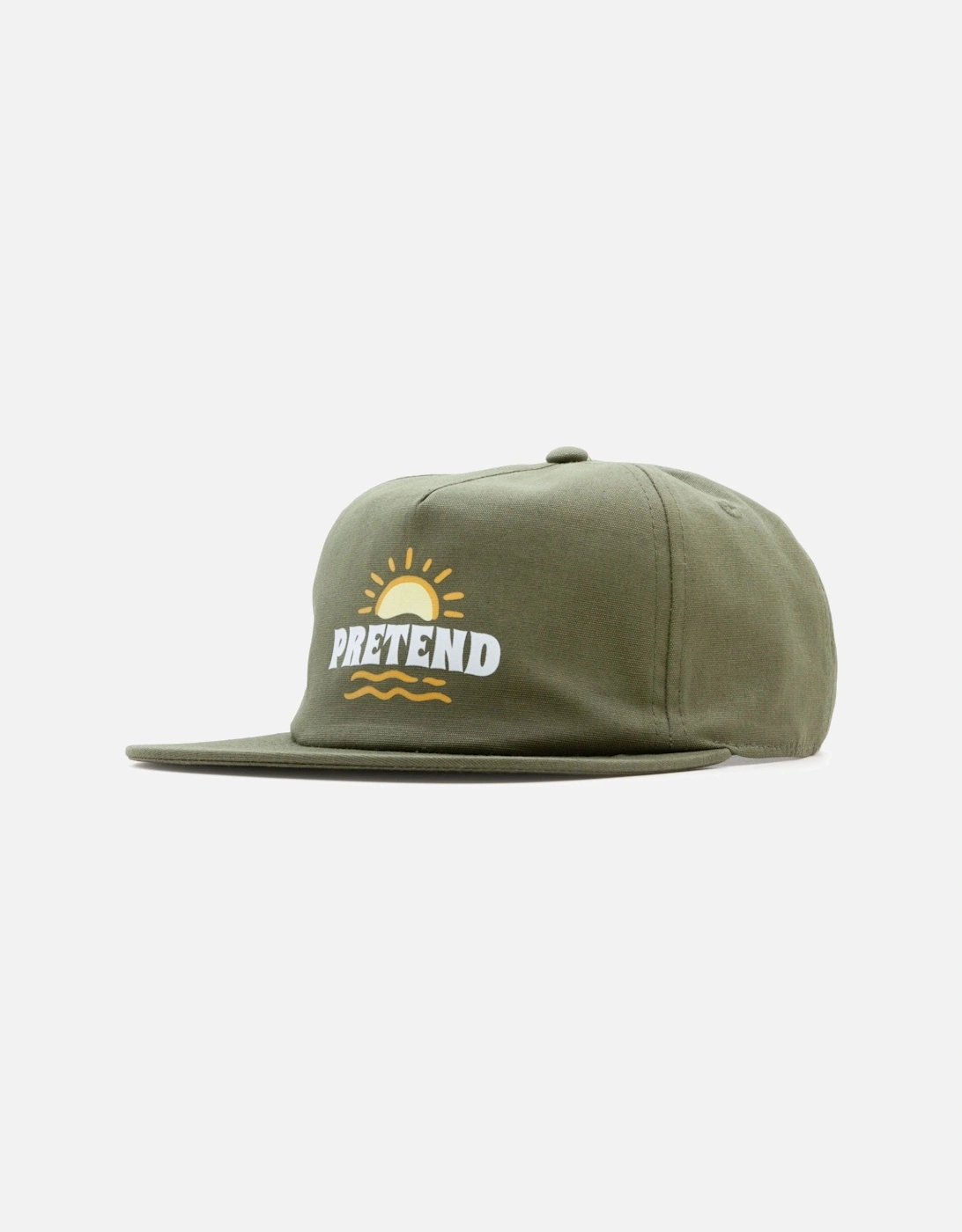 Pretend Surf Club Unstructured 5-Panel Cap - Olive, 6 of 5