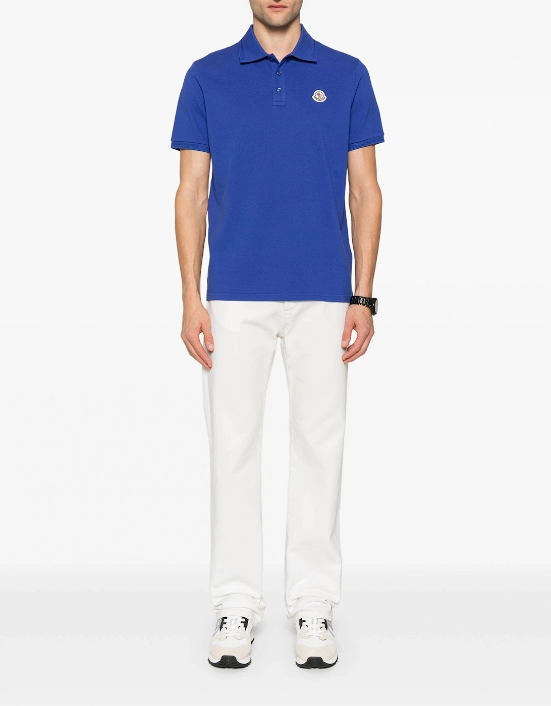 Archive Branding Polo Shirt Blue