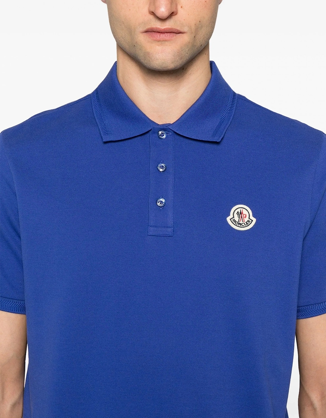 Archive Branding Polo Shirt Blue