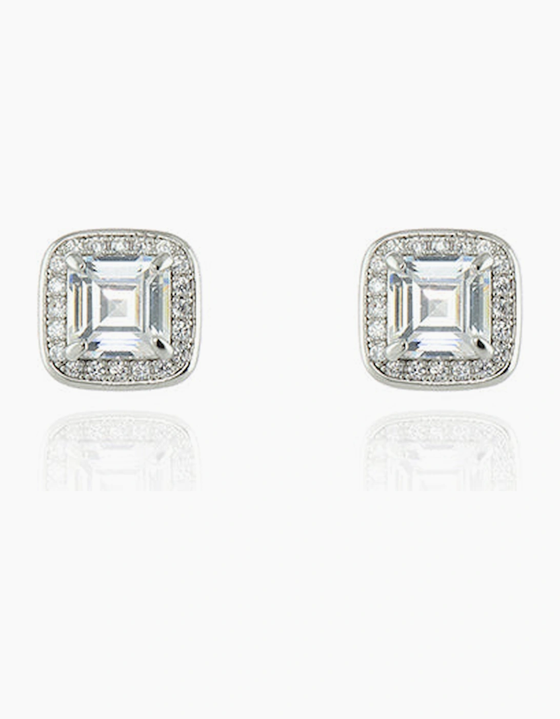 Women's Cachet London Idola Silver Post Earring - Silver/Silver