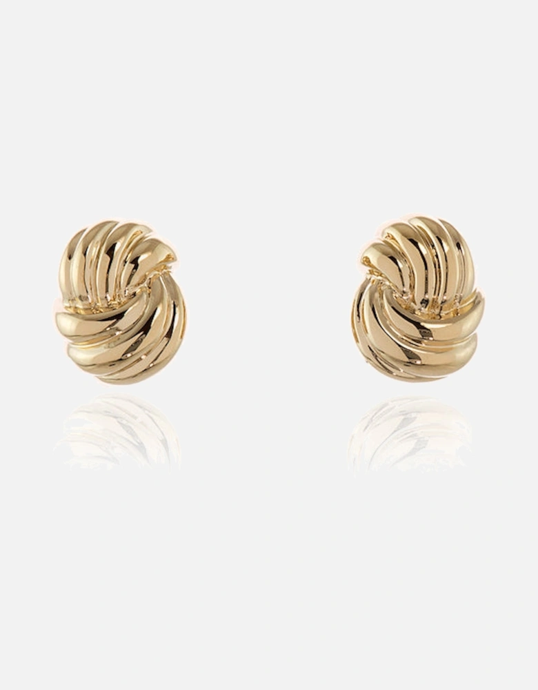 Lael Gold Clip On Earrings
