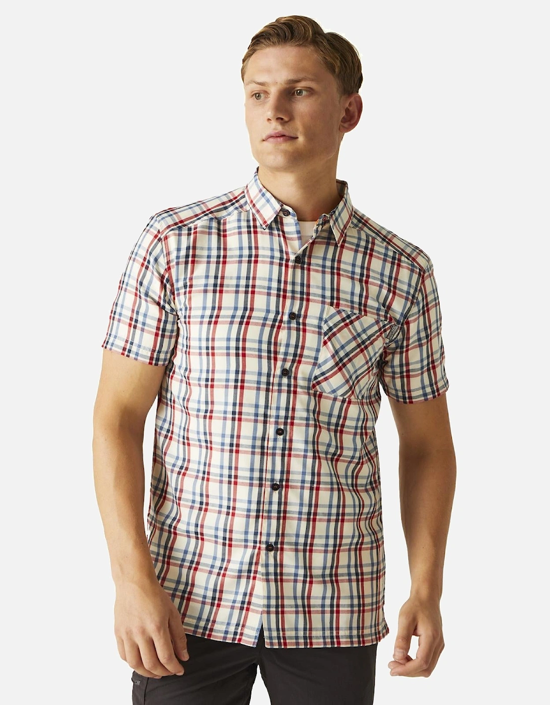 Mens Mindano VIII Short Sleeve Shirt, 2 of 1