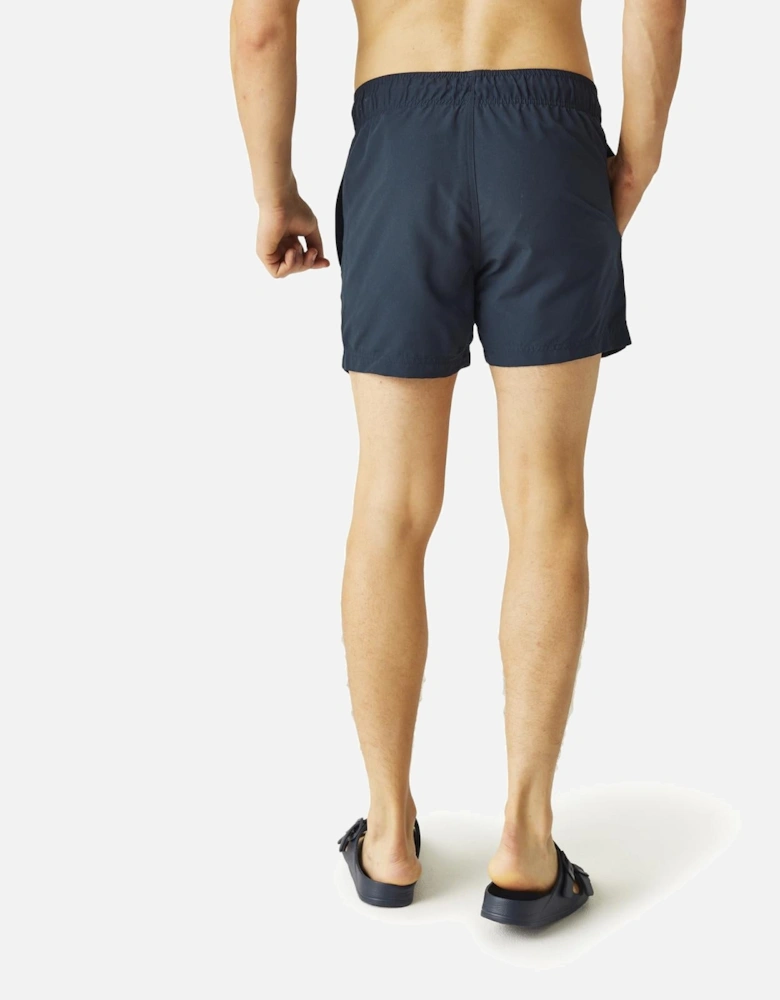 Mens Mawson II Elasticated Waist Swim Swimming Surf Trunks Shorts