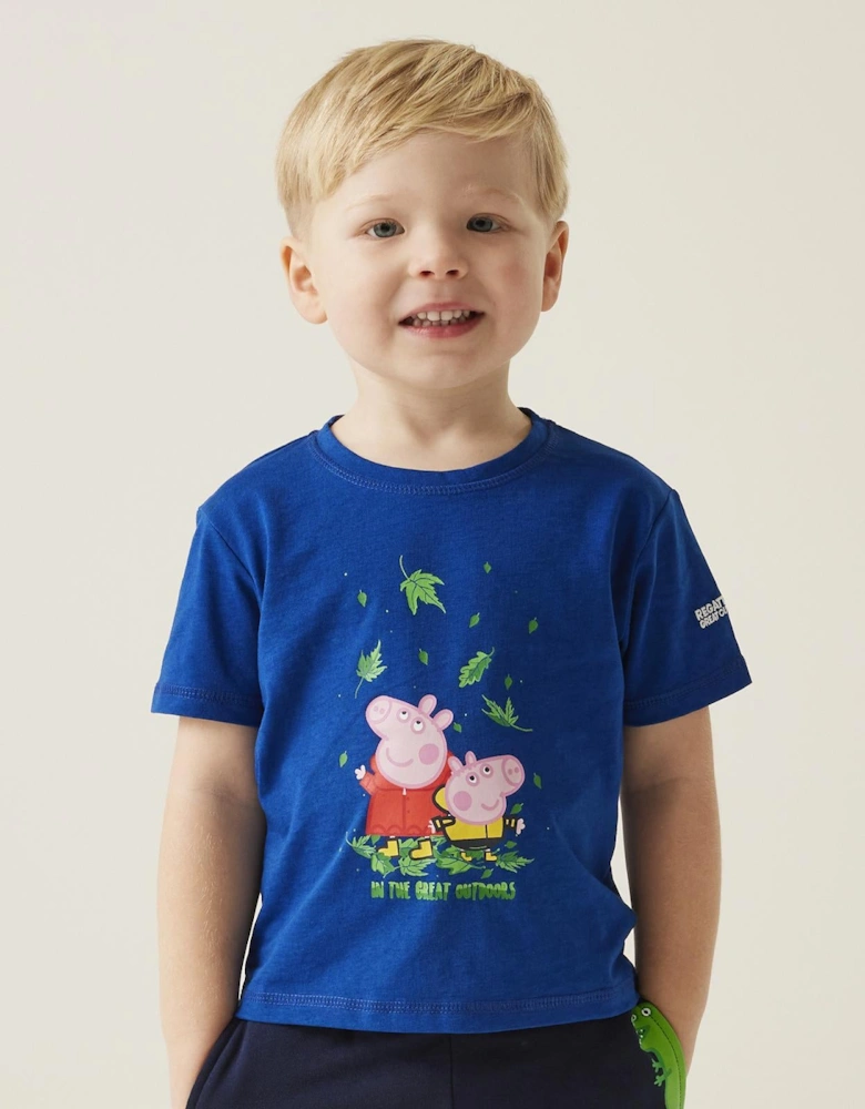 Kids Peppa Pig Printed Crew Neck T-Shirt