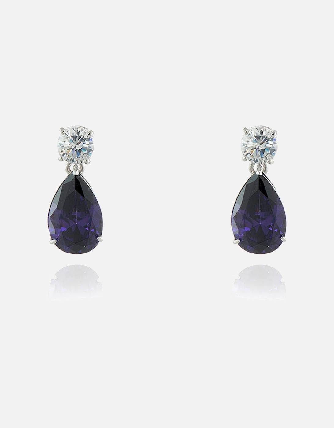 Shade Silver Tanzanite Drop Earrings, 9 of 8