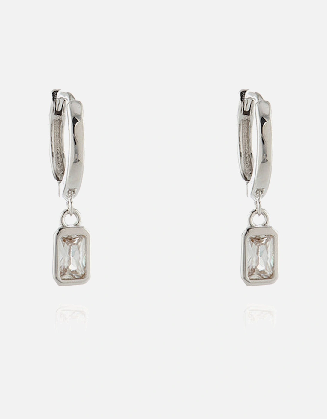 Rosala Silver Huggie Earrings, 5 of 4