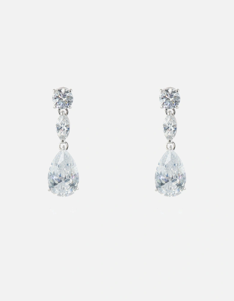 Maxine Silver Drop Earrings