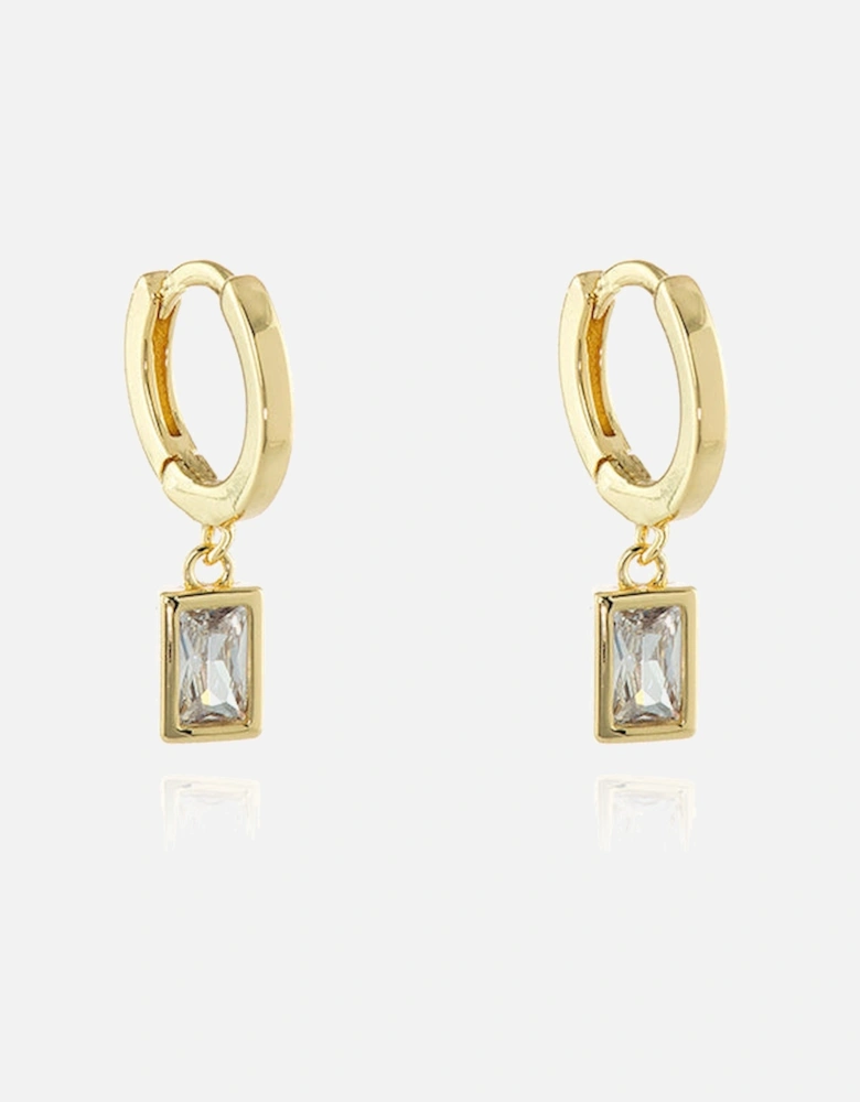 Rosala Gold Huggie Earrings