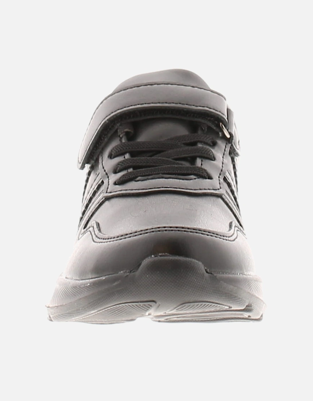 Junior Boys Trainers Dixon Lace Up Hook and Loop black UK Size