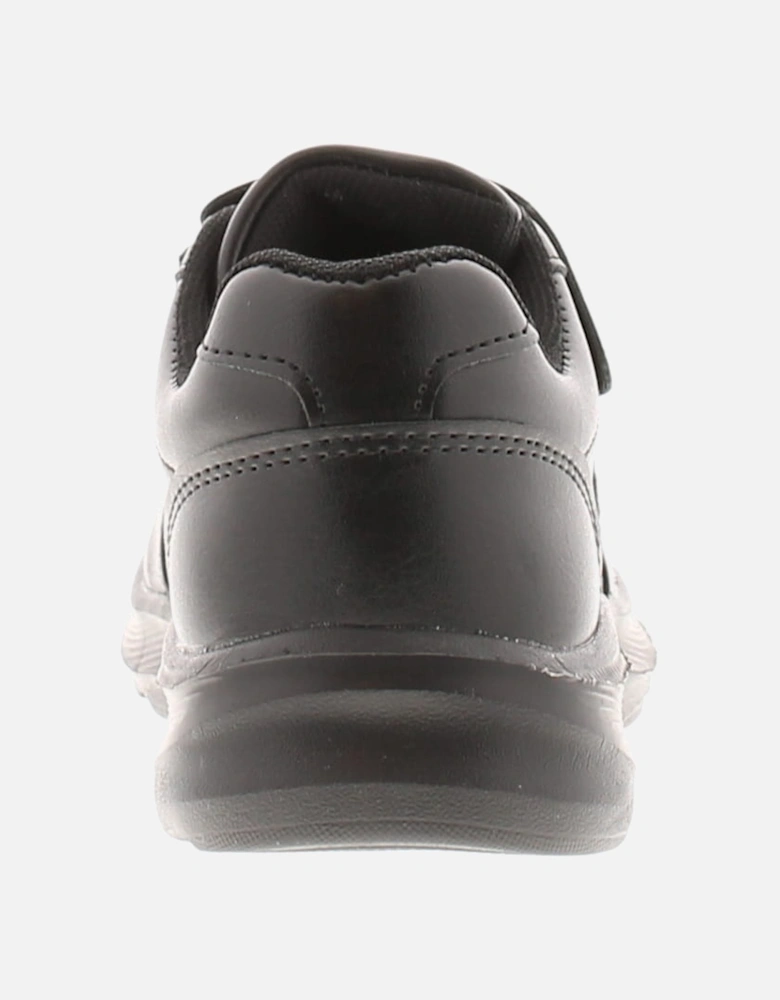 Junior Boys Trainers Dixon Lace Up Hook and Loop black UK Size
