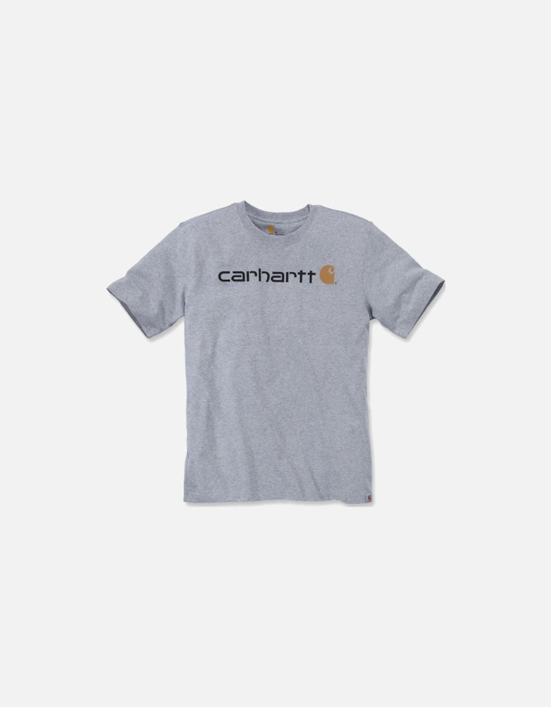 Carhartt Mens Core Logo Graphic Cotton Short Sleeve T-Shirt