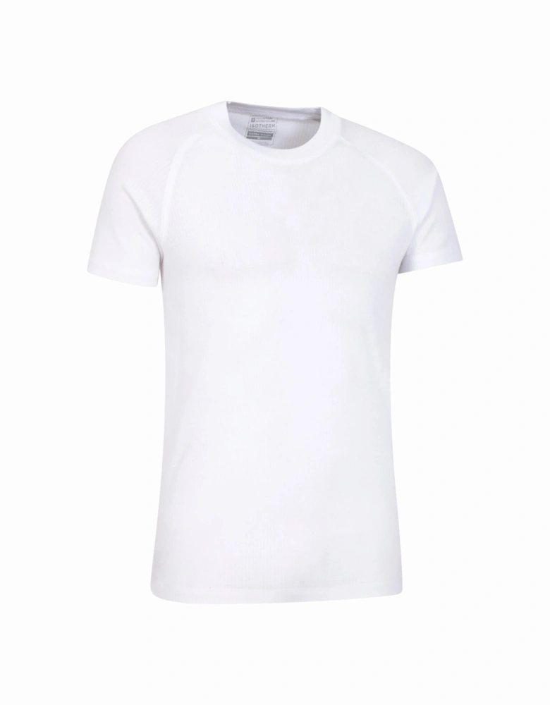 Mens Talus Round Neck Short-Sleeved Thermal Top