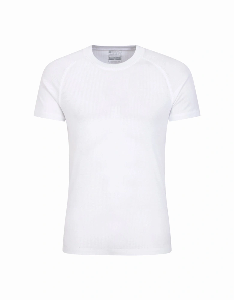 Mens Talus Round Neck Short-Sleeved Thermal Top