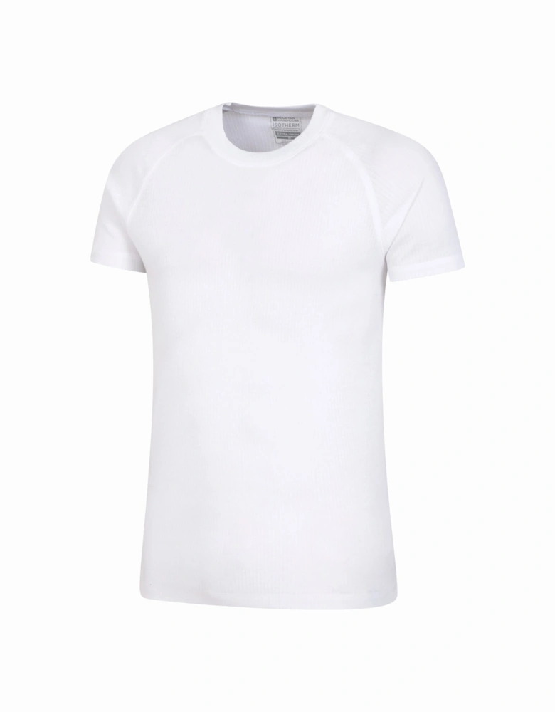 Mens Talus Round Neck Short-Sleeved Thermal Top