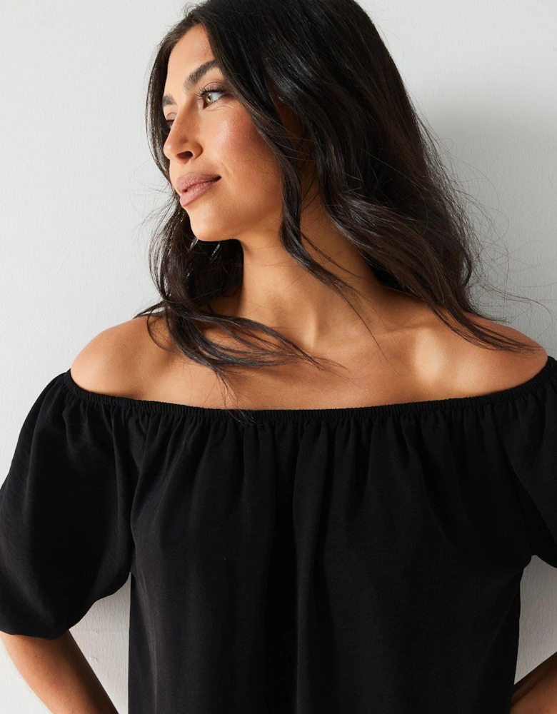 Bardot Top - Black