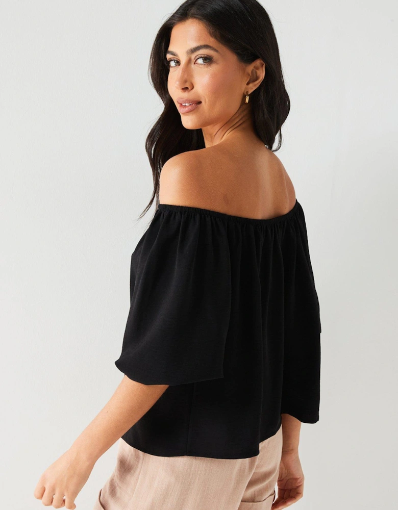 Bardot Top - Black