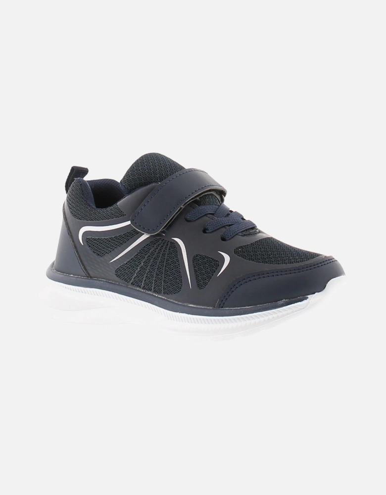 Younger Boys Trainers Dylan Touch Fastening navy UK Size