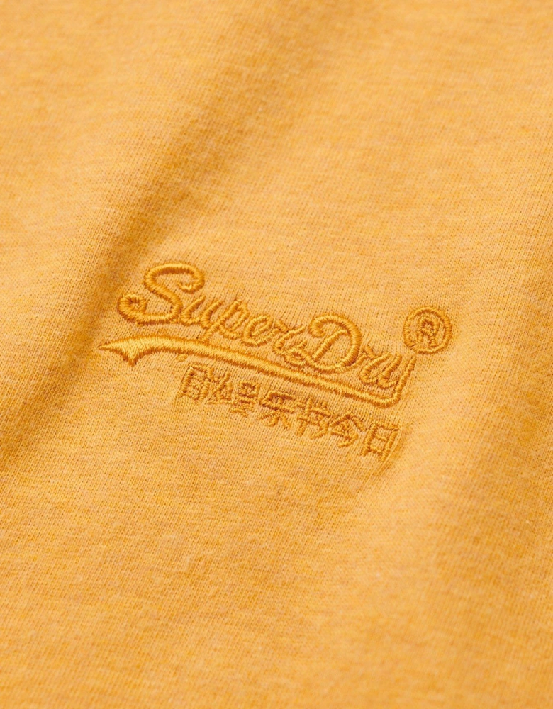 Essential Logo Embroidered T-Shirt - Yellow