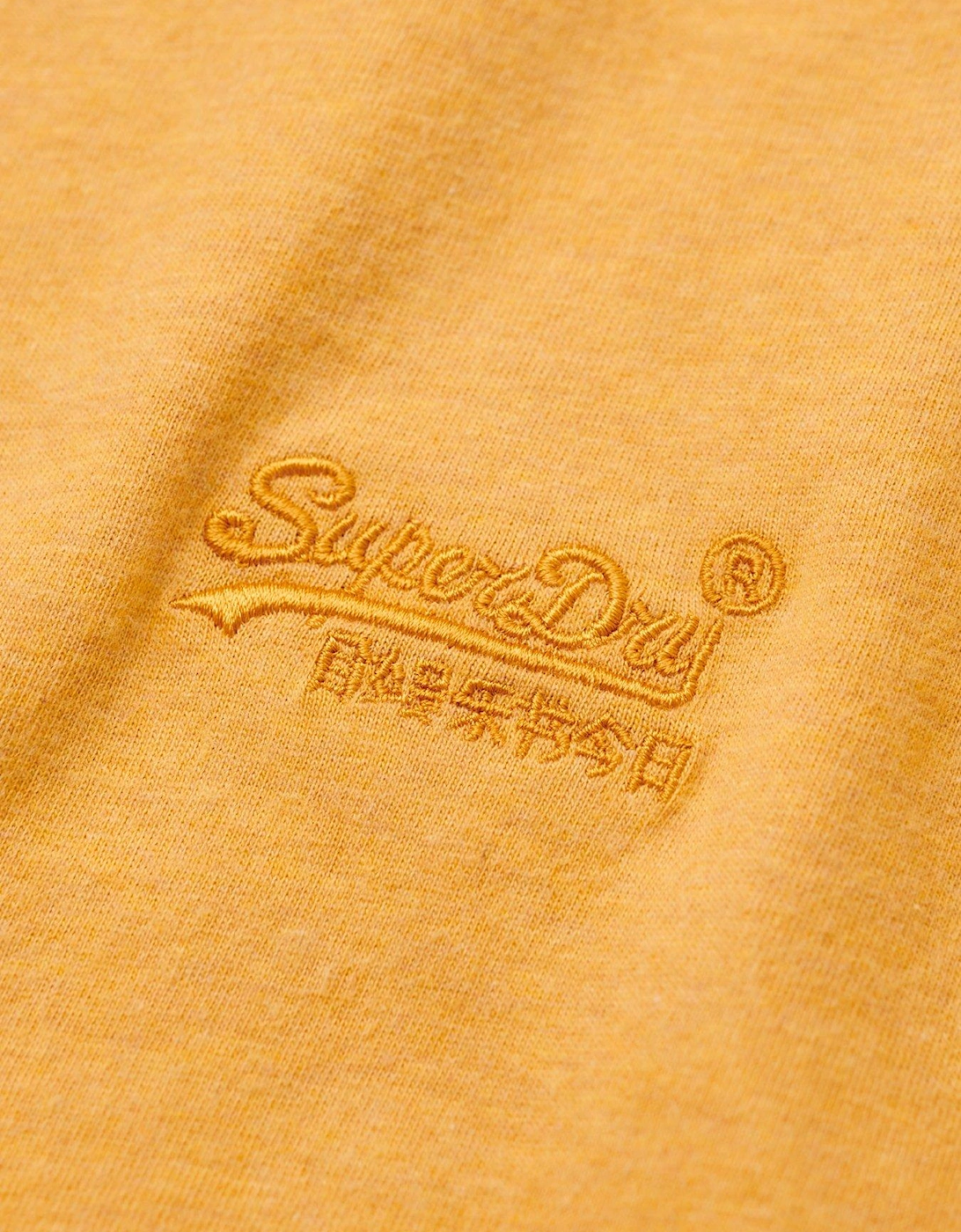 Essential Logo Embroidered T-Shirt - Yellow