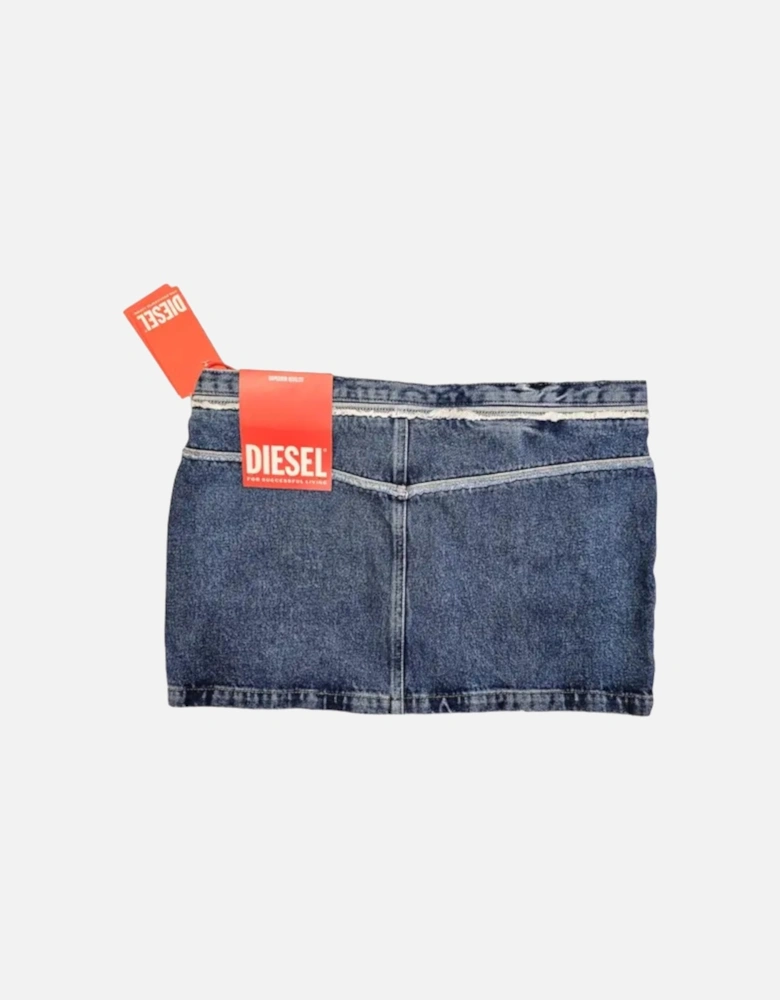 DE-RON Womens Denim Bodycon Mini Skirts
