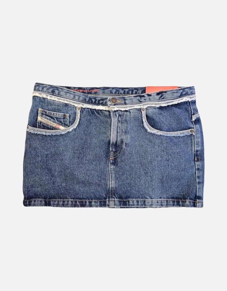 DE-RON Womens Denim Bodycon Mini Skirts