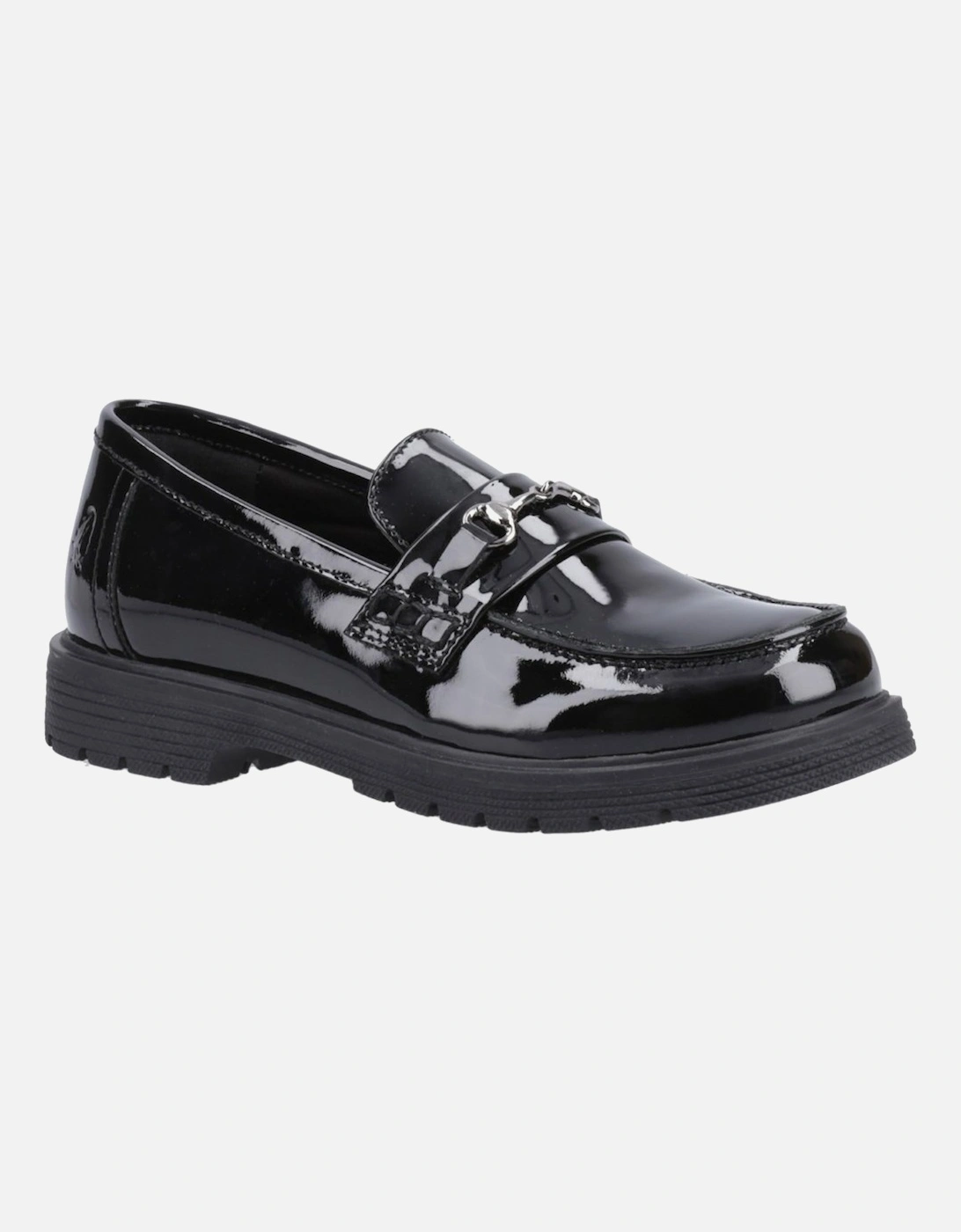 Lydia Patent Senior Girls School Shoes, 6 of 5